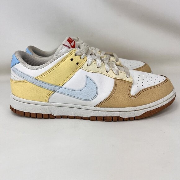 Nike Shoes - Nike Dunk Low Next Nature White Yellow Women’s Size 8